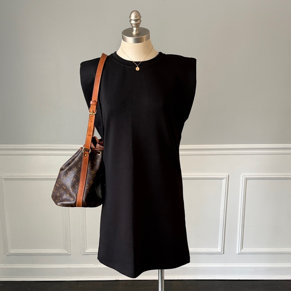 Rachel Zoe Padded Shoulder Mini Dress